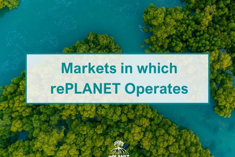 Markets in which rePLANET Operates
